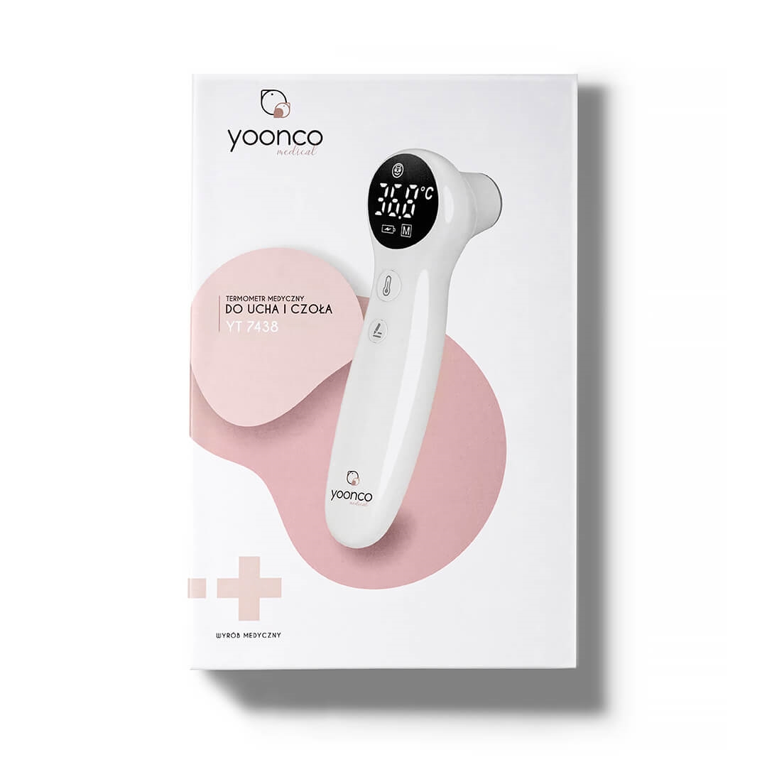 YOONCO TERMOMETR YT 7438 DO UCHA I CZOŁA
