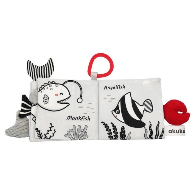 AKUKU KSIĄŻECZKA EDUKACYJNA MARINE ANIMALS