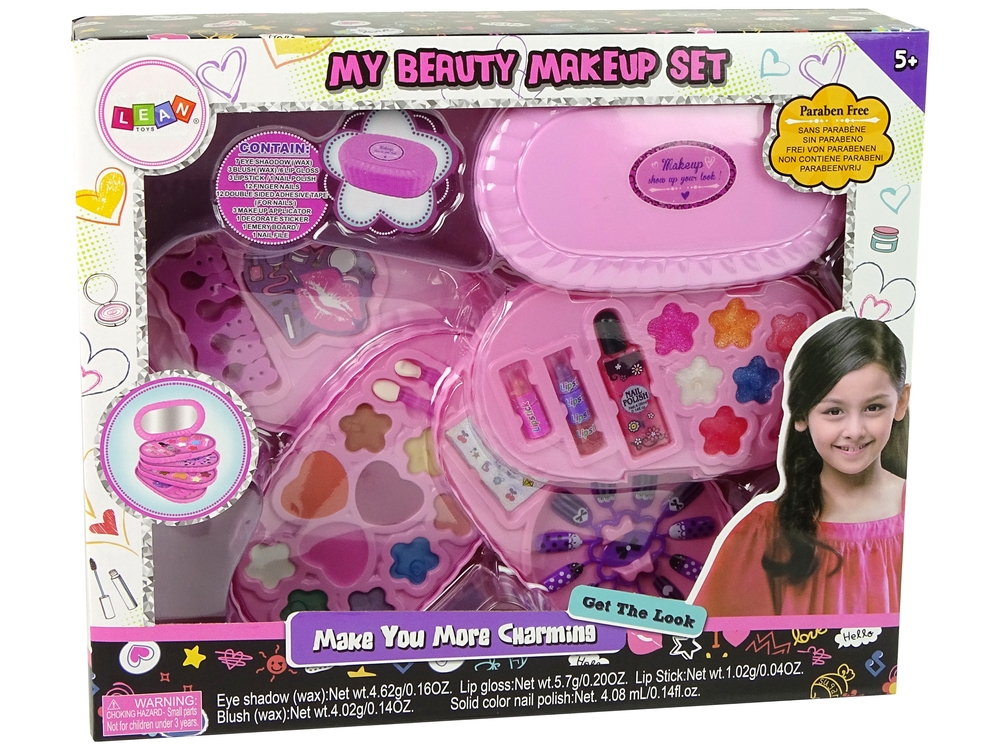 Zestaw Piękności Kosmetyczka Cienie Do Powiek Pazn