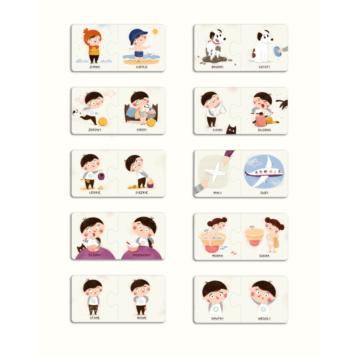 PUZZLE PUCIO PRZECIWIEŃSTWA - 2+