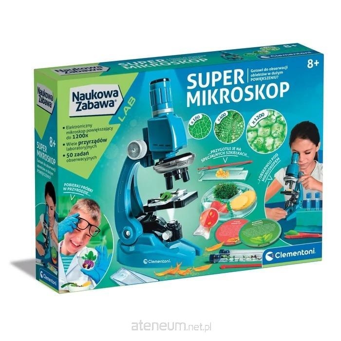 Zestaw Naukowa Zabawa Super Mikroskop Clementoni 5