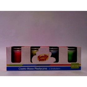SMILY PLAY CIASTOLINA-MASA PLASTYCZNA 4SZT.