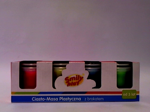 SMILY PLAY CIASTOLINA-MASA PLASTYCZNA 4SZT.