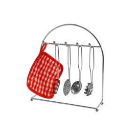 Zestaw Naczyń Garnków Mały Kucharz Stal Nierdzewna