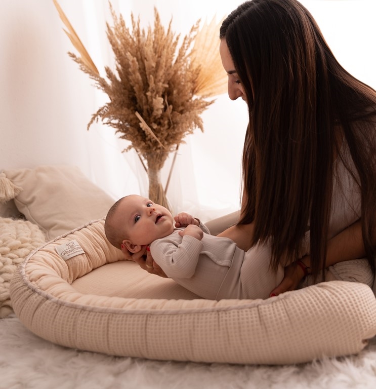 BABYMATEX GNIAZDKO/KOKON PRESTIGE MUŚLIN 80X55