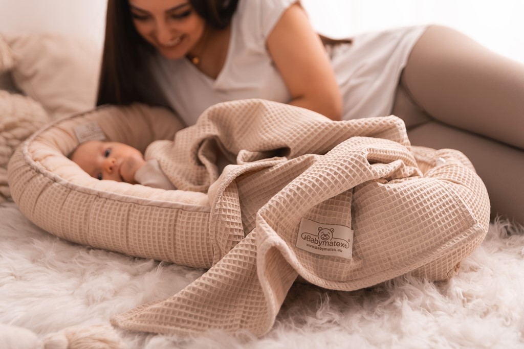 BABYMATEX GNIAZDKO/KOKON PRESTIGE MUŚLIN 80X55