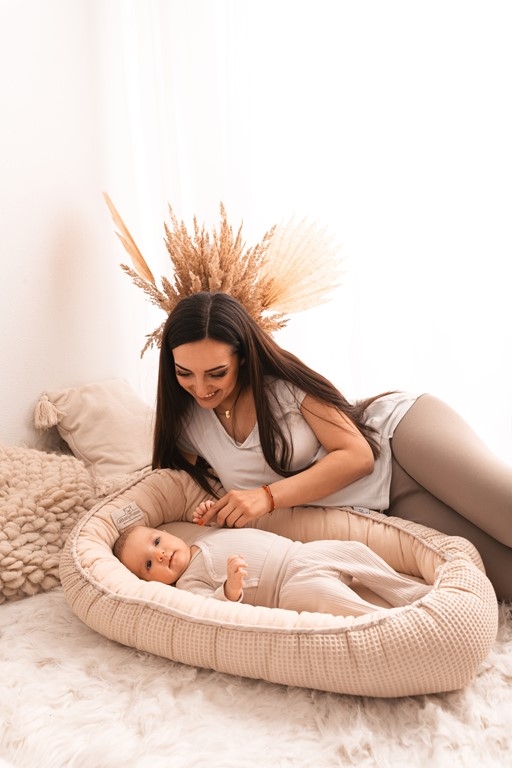 BABYMATEX GNIAZDKO/KOKON PRESTIGE MUŚLIN 80X55