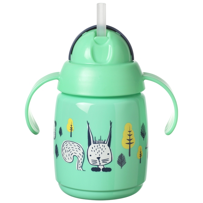 TOMMEE TIPPEE SUPERSTAR KUBEK Z RURKĄ ZIELONY