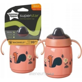 TOMMEE TIPPEE SUPERSTAR KUBEK Z RURKĄ RÓŻ