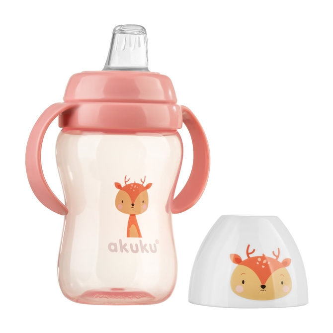 AKUKU - KUBEK Z MIĘKKIM USTNIKIEM - NIEKAPEK 240ML