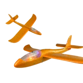 Duży Samolot Styropianowy Szybowiec Pomarańczowy