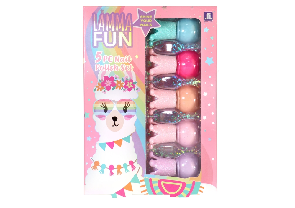 Zestaw Lakierów Do Malowania Paznokci Korona 5 Kol