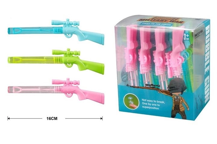 PISTOLET NA BAŃKI ŻELOWE - BUBBLE GUN