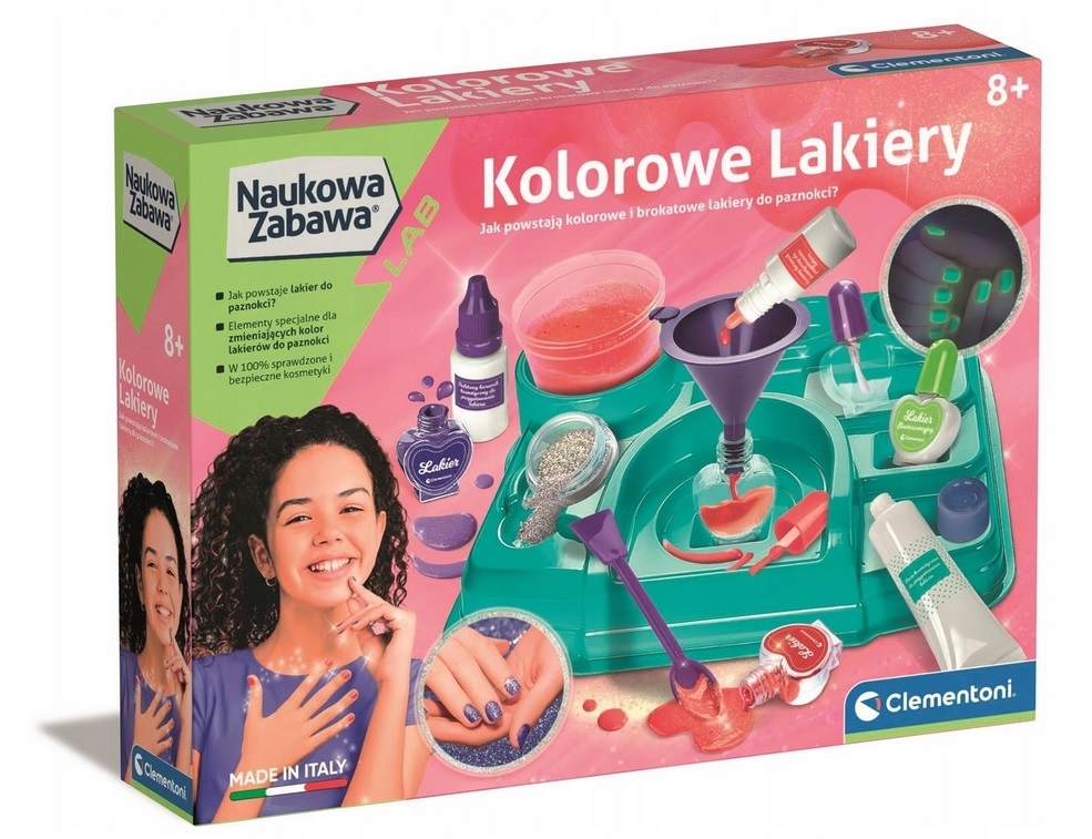 CLEMENTONI KOLOROWE LAKIERY