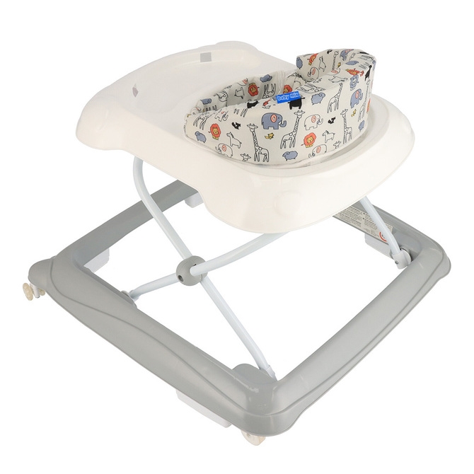 BABYMIX CHODZIK Z KIEROWNICĄ 47976 SZARY