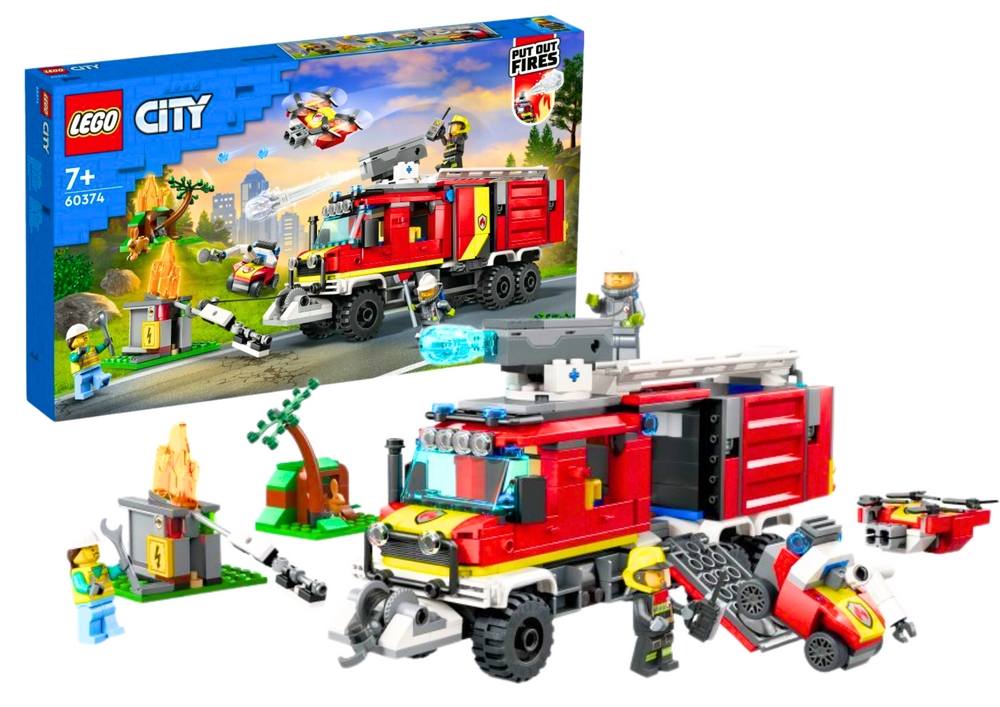 Klocki LEGO CITY Terenowy Pojazd Straży Pożarnej 6