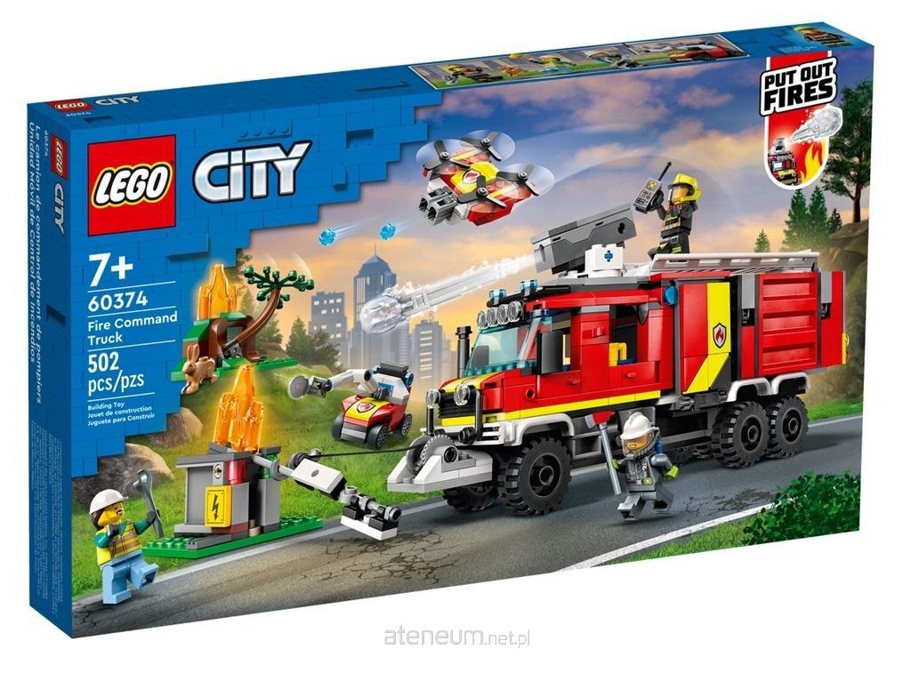 Klocki LEGO CITY Terenowy Pojazd Straży Pożarnej 6