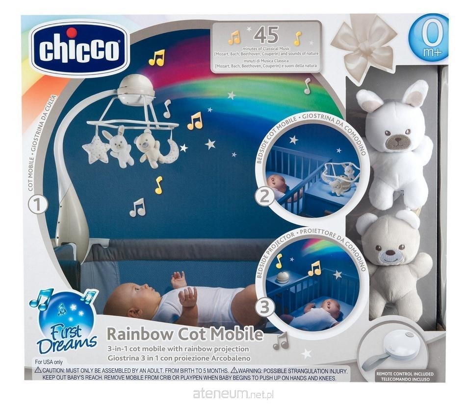 CHICCO KARUZELA RAINBOW RÓŻOWA
