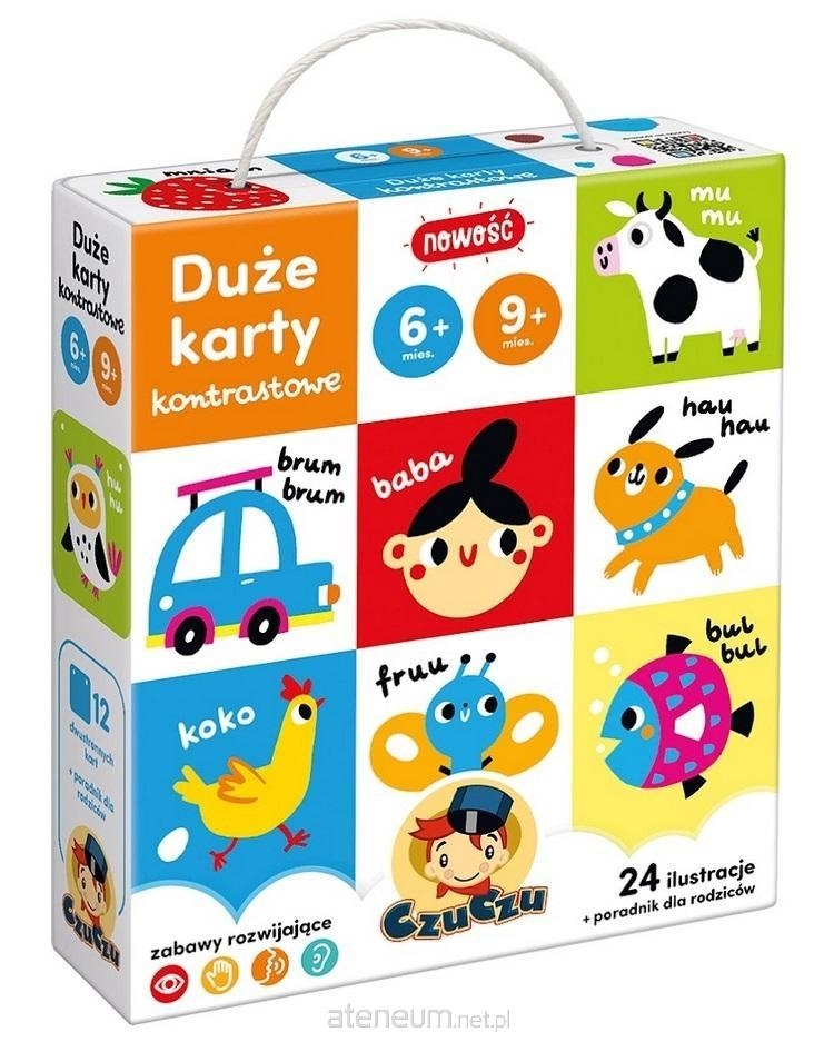 CZUCZU DUŻE KARTY KONTRASTOWE 6-9 M