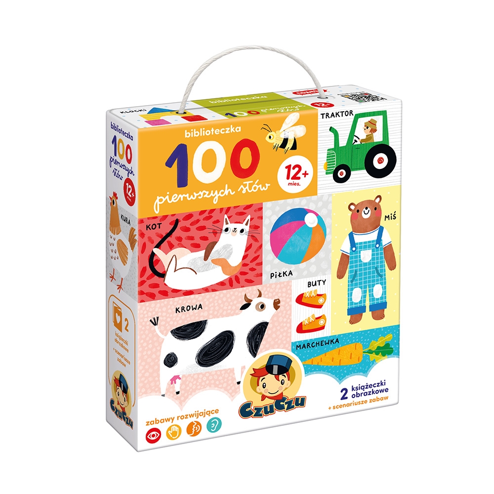 CZUCZU KSIĄŻECZKA EDUK 100 PIERWSZE SŁOWA 12M+