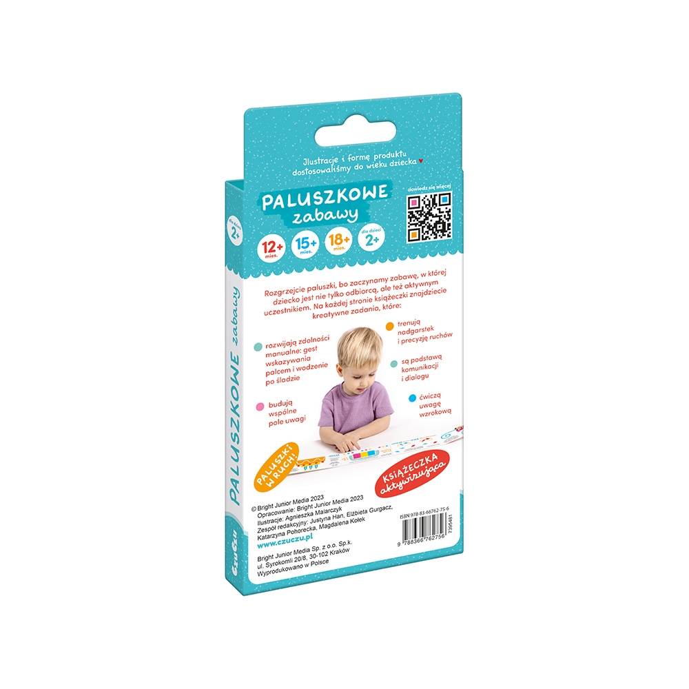 CZUCZU KSIĄŻECZKA EDUK PALUSZKOWE ZABAWY 2+