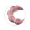 BABYONO GRYZAK SILIKONOWY RING RÓŻOWY