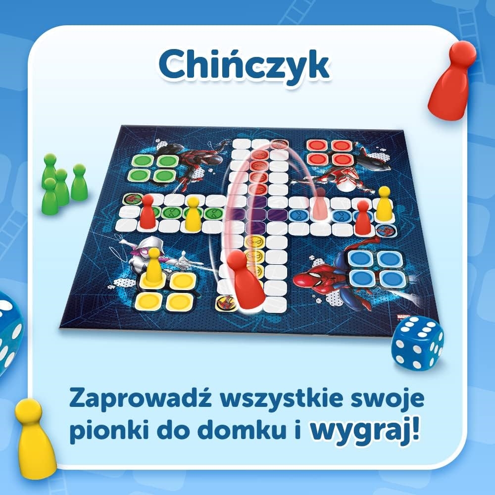 2w1 Chińczyk / Węże i drabiny - Spider-Man Disney