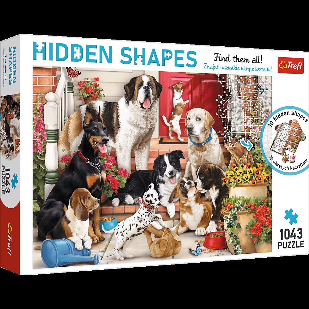 Puzzle Hidden Shapes - Psia zabawa 10675