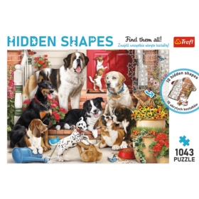 Puzzle Hidden Shapes - Psia zabawa 10675