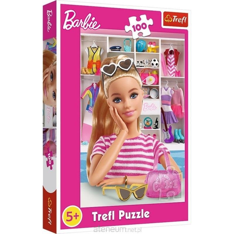 TREFL PUZZLE 100 POZNAJ BARBIE