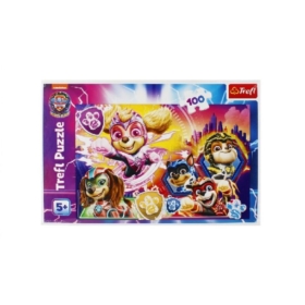 Puzzle 100el. Poznaj Mighty Pups Trefl 16460