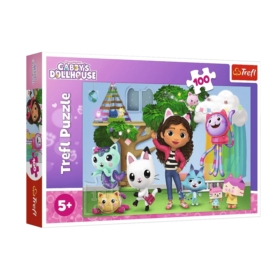 Puzzle - 100 - Koci Domek Gabi - Universal Gabbys