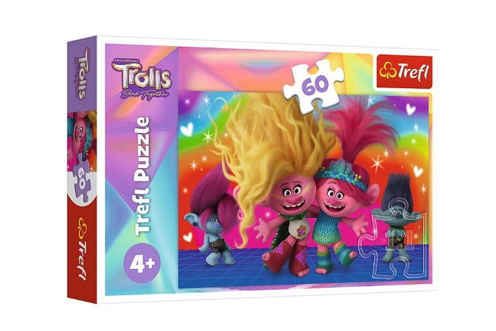 TREFL PUZZLE 60 PRZYJACIELSKIE TROLLE