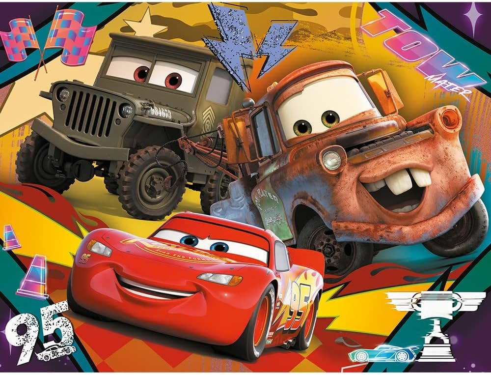 Puzzle - 30 - Rozpędzone samochody - Disney Cars 3