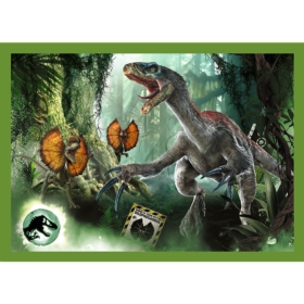 Puzzle - 4w1 - Groźne dinozaury 34607