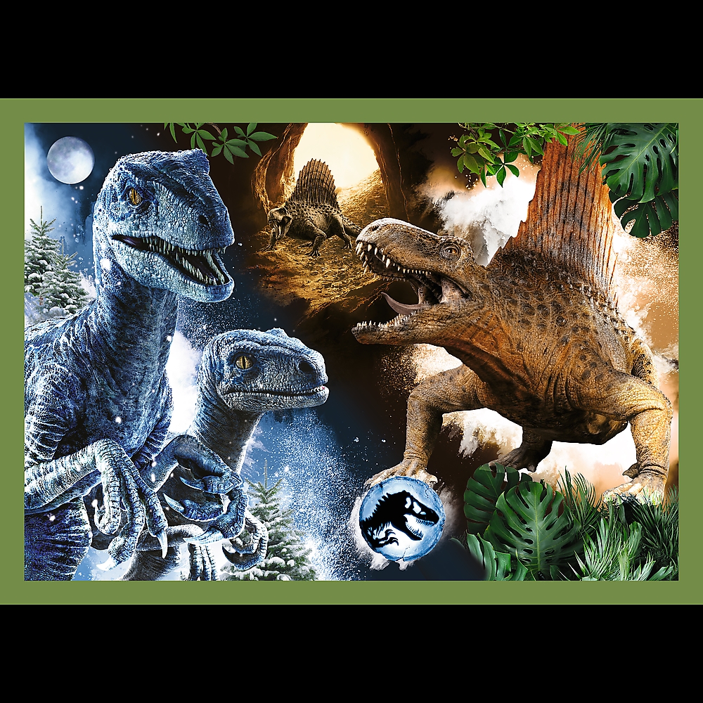 Puzzle - 4w1 - Groźne dinozaury 34607