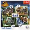 Puzzle - 4w1 - Groźne dinozaury 34607