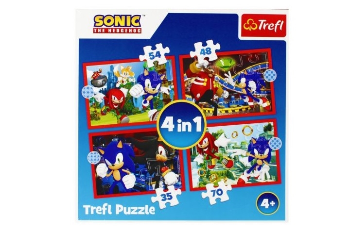 Puzzle - 4w1 - Przygody Sonica - SEGA Sonic The He