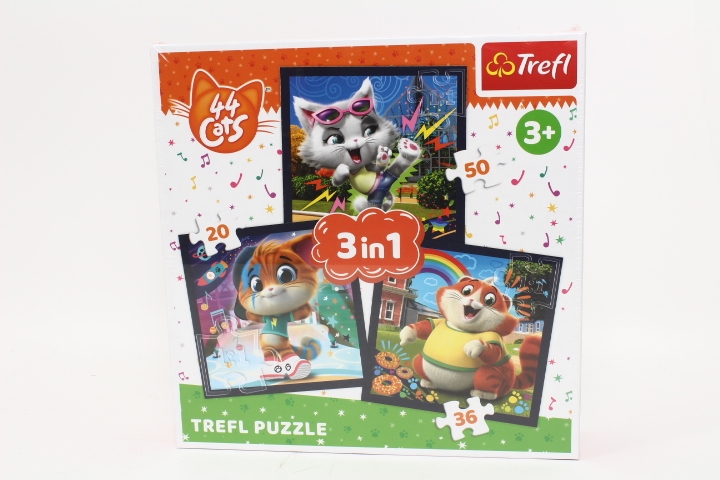 TREFL PUZZLE  POZNAJ UROCZE KOCIAKI