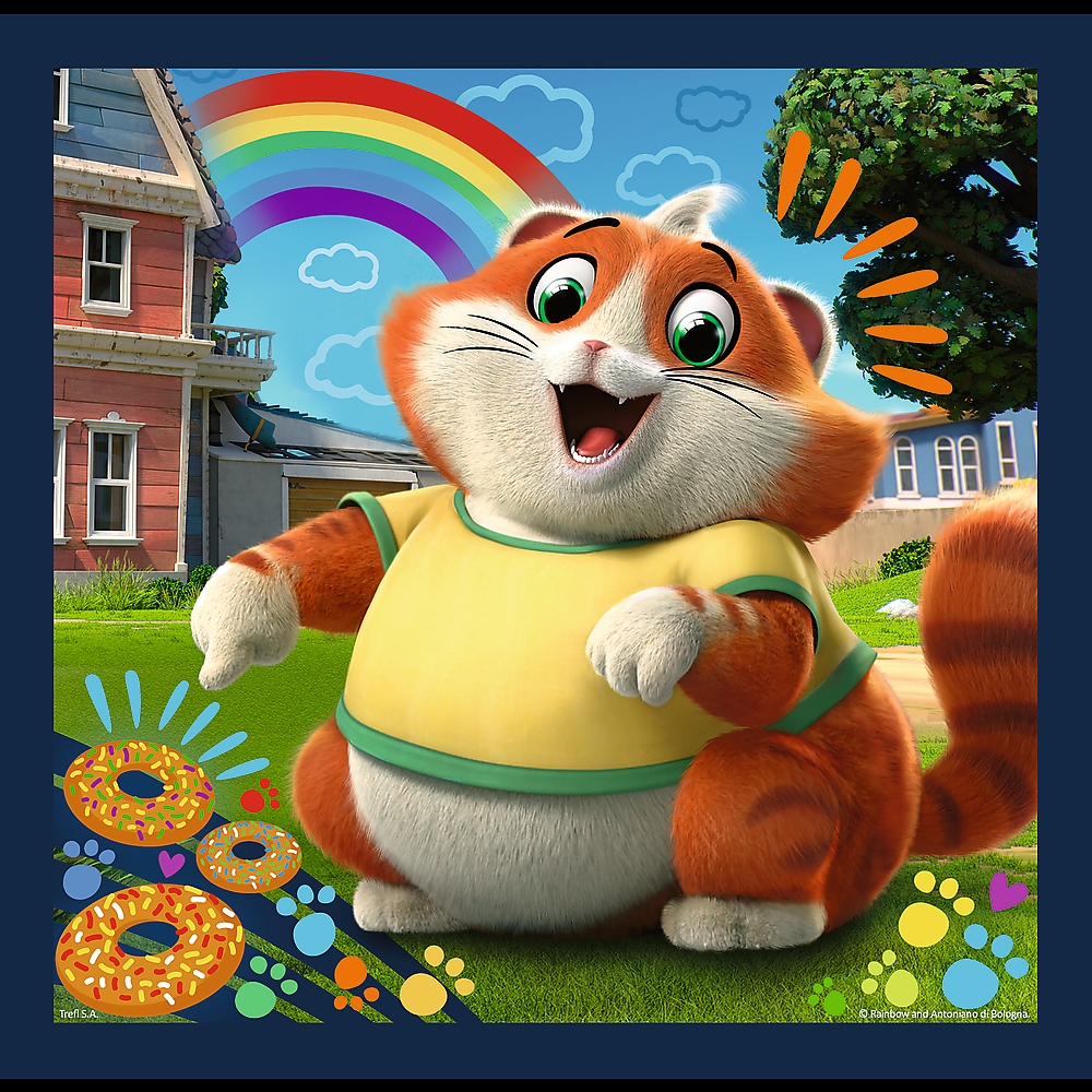 TREFL PUZZLE  POZNAJ UROCZE KOCIAKI