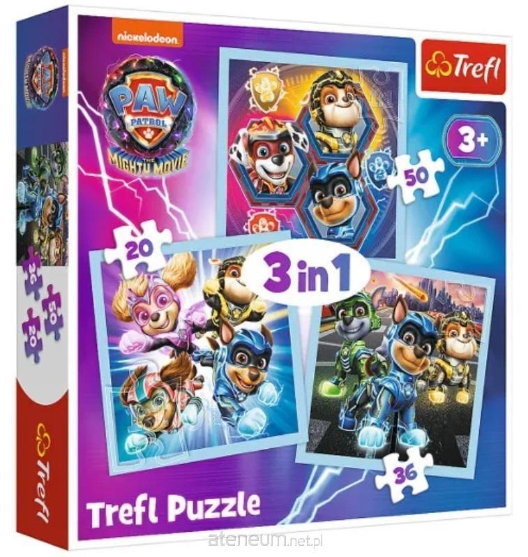 TREFL PUZZLE 3W1 PSI PSTROL
