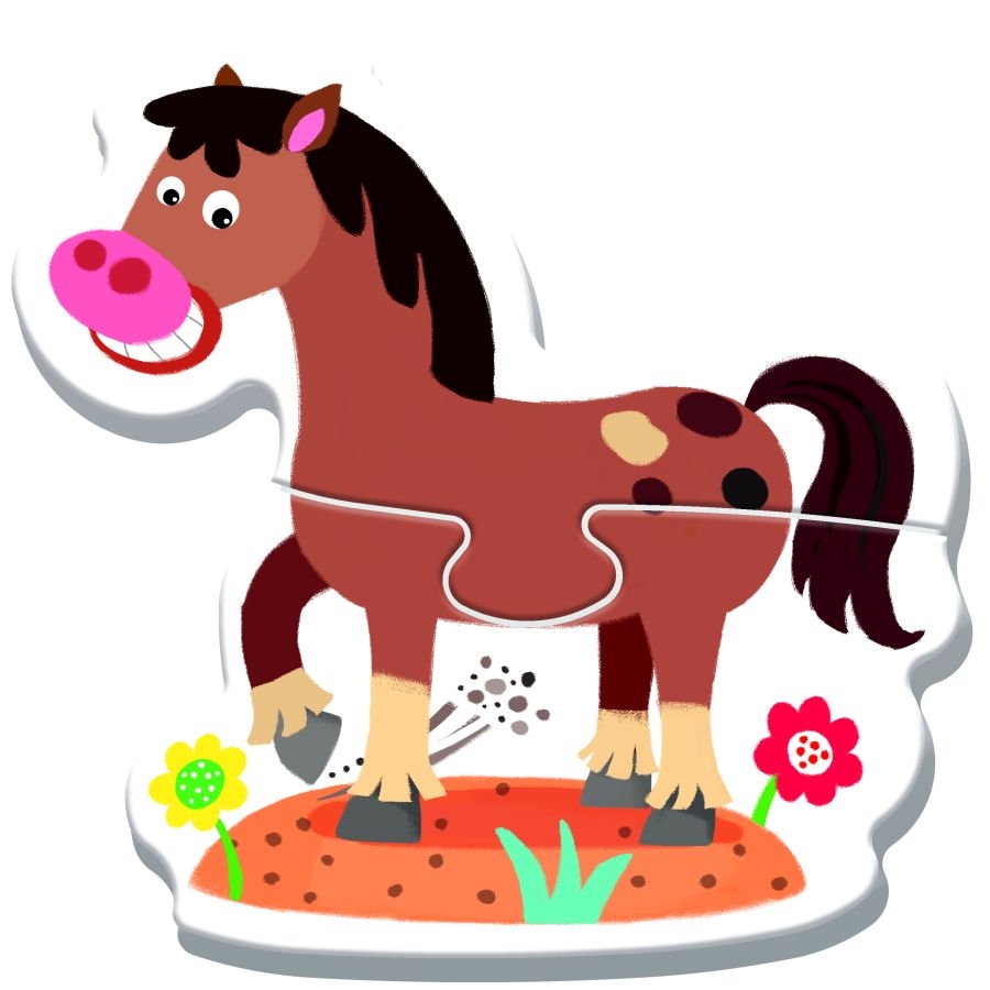 Puzzle - Baby Classic - Na farmie