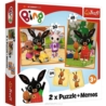 TREFL PUZZLE + MEMOS 2W1 BING
