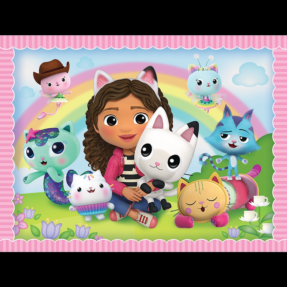 Puzzle - 2w1+memos - Gabi z Kocim Przyjacielem- Un