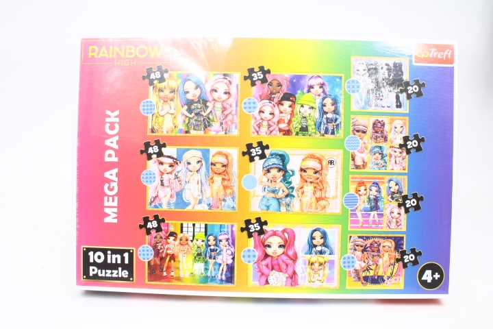 TREFL PUZZLE 10W1 KRAINA LALEK RAINBOW