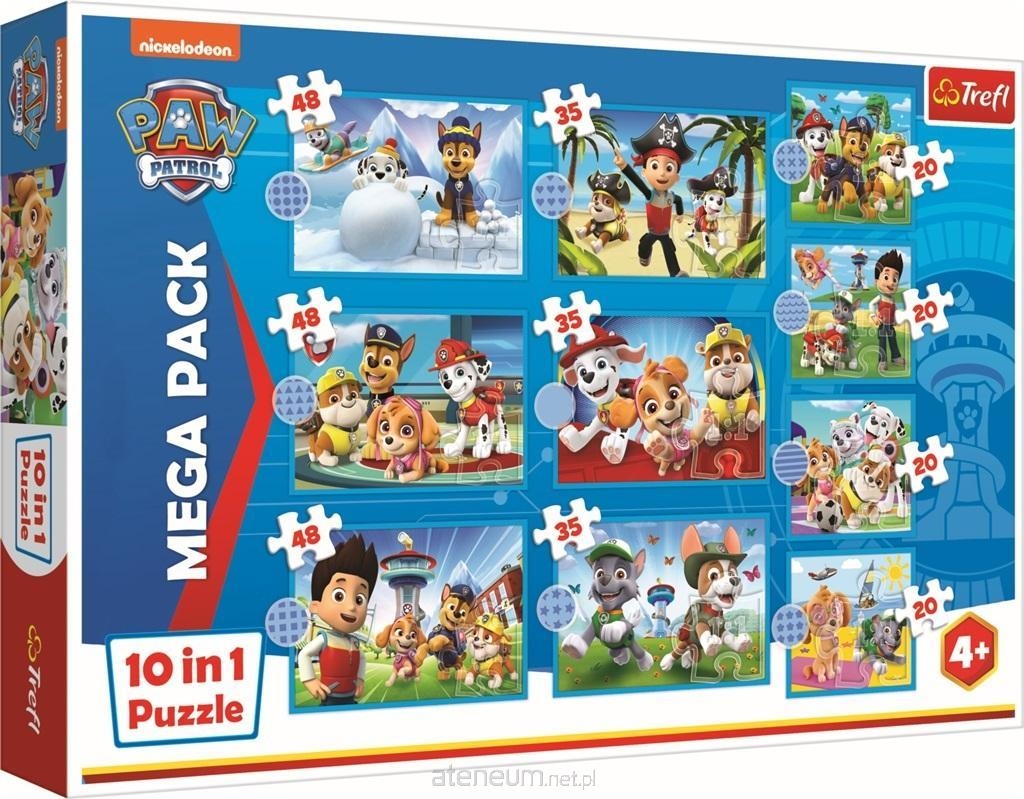 Puzzle Psi Patrol 10w1 Niezawodna druzyna 96001