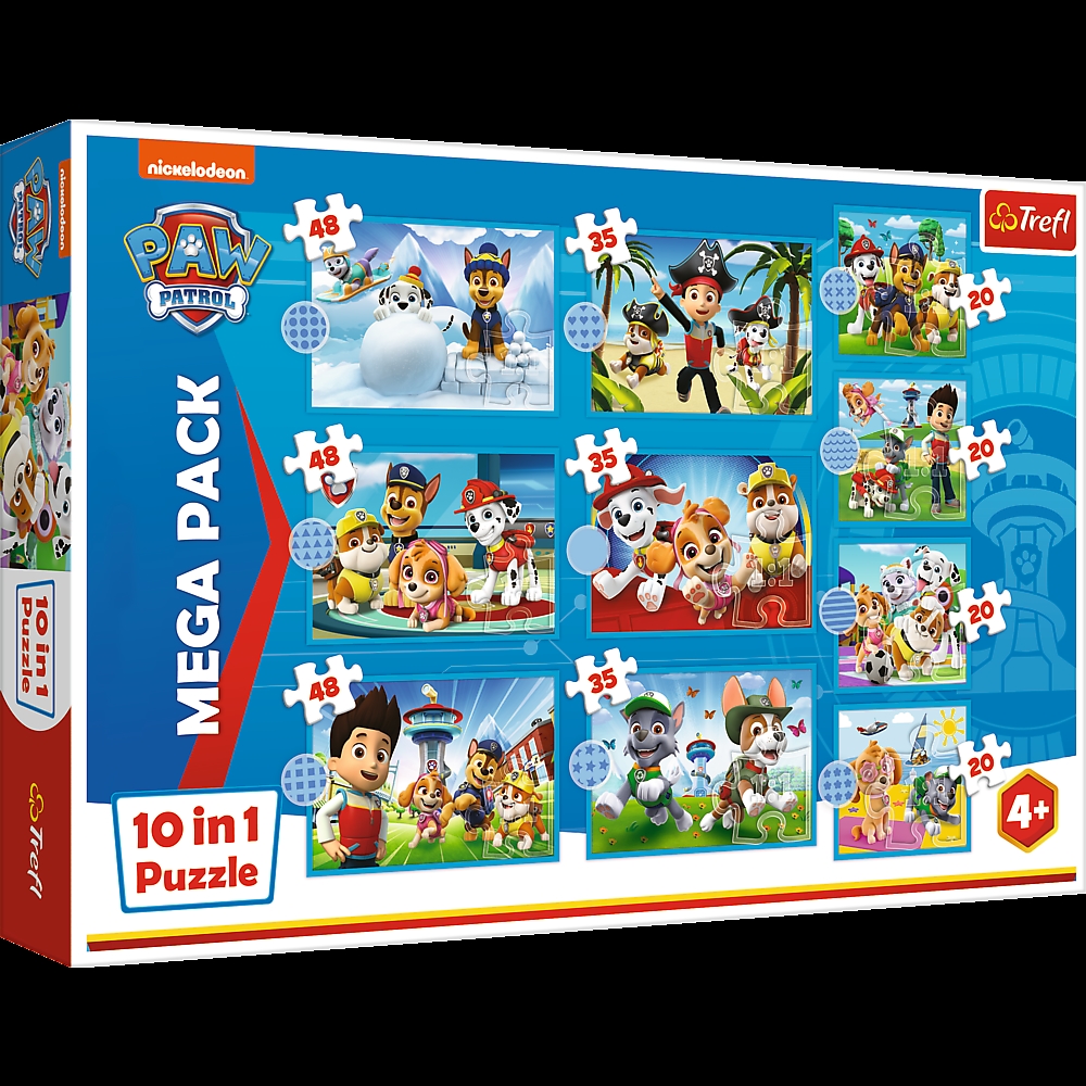 Puzzle Psi Patrol 10w1 Niezawodna druzyna 96001