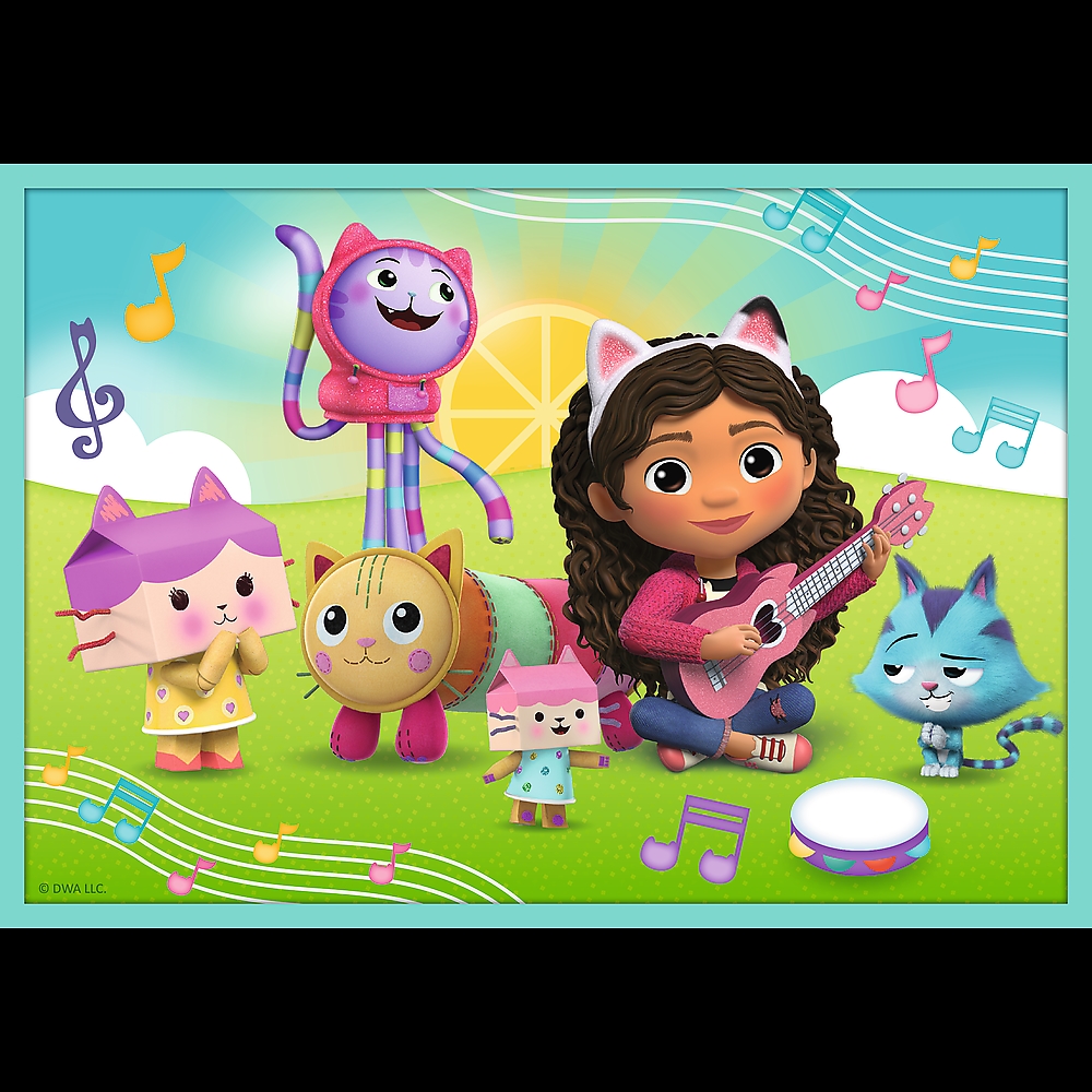 Puzzle 10w1 Koci Domek Gabi W świecie Gabi 96003