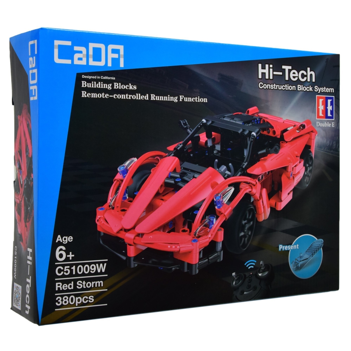 *****Cada Klocki Wyścigówka czerw.C51009W 54594