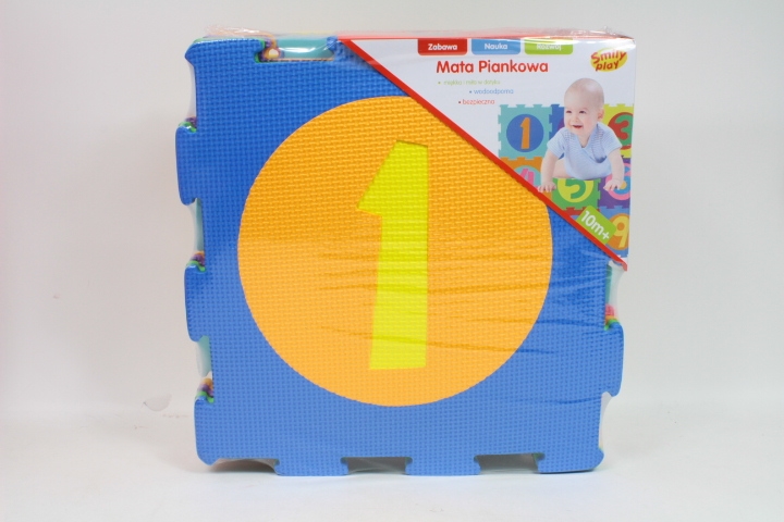 SMILY PLAY MATA PIANKOWA CYFRY